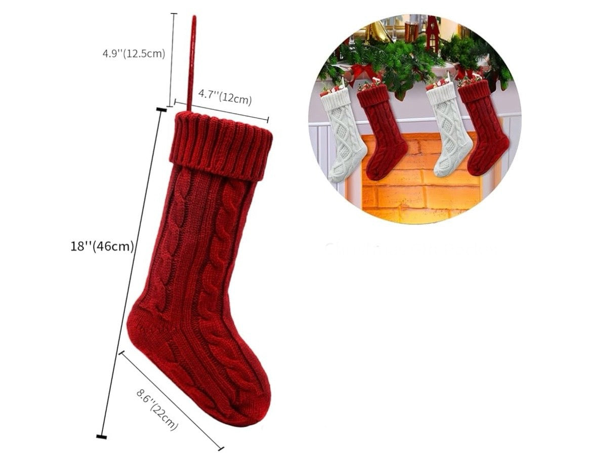 Personalised knitted stocking - 4 Little Dreamers