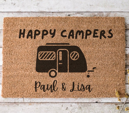 Happy Campers - door mat