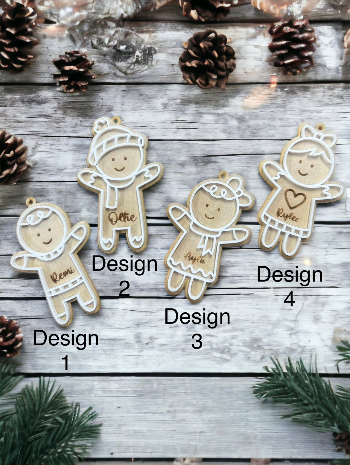 Gingerbread ornaments - 4 Little Dreamers