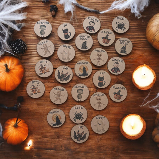 Halloween memory game - 4 Little Dreamers