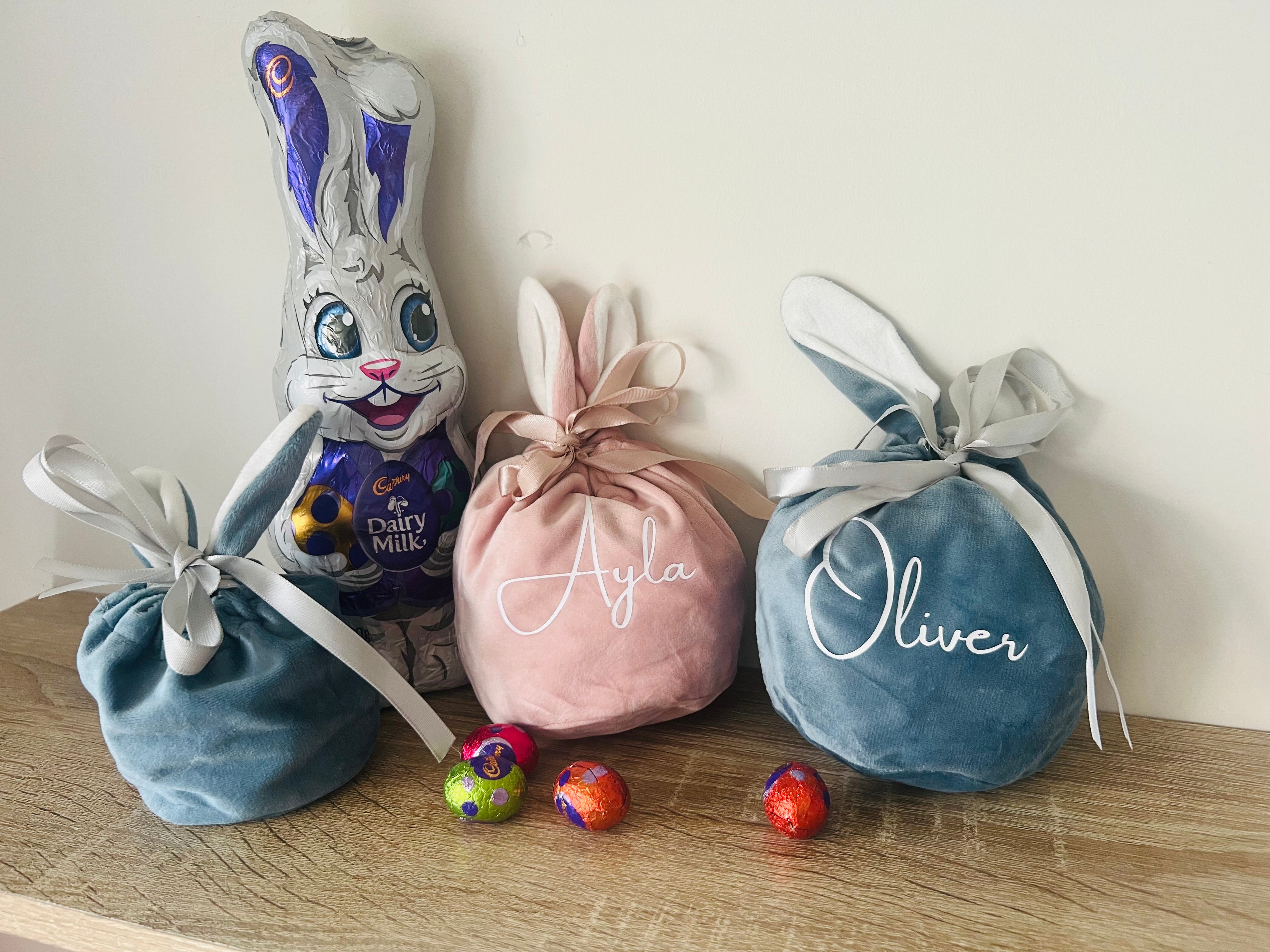 Velvet easter online bags