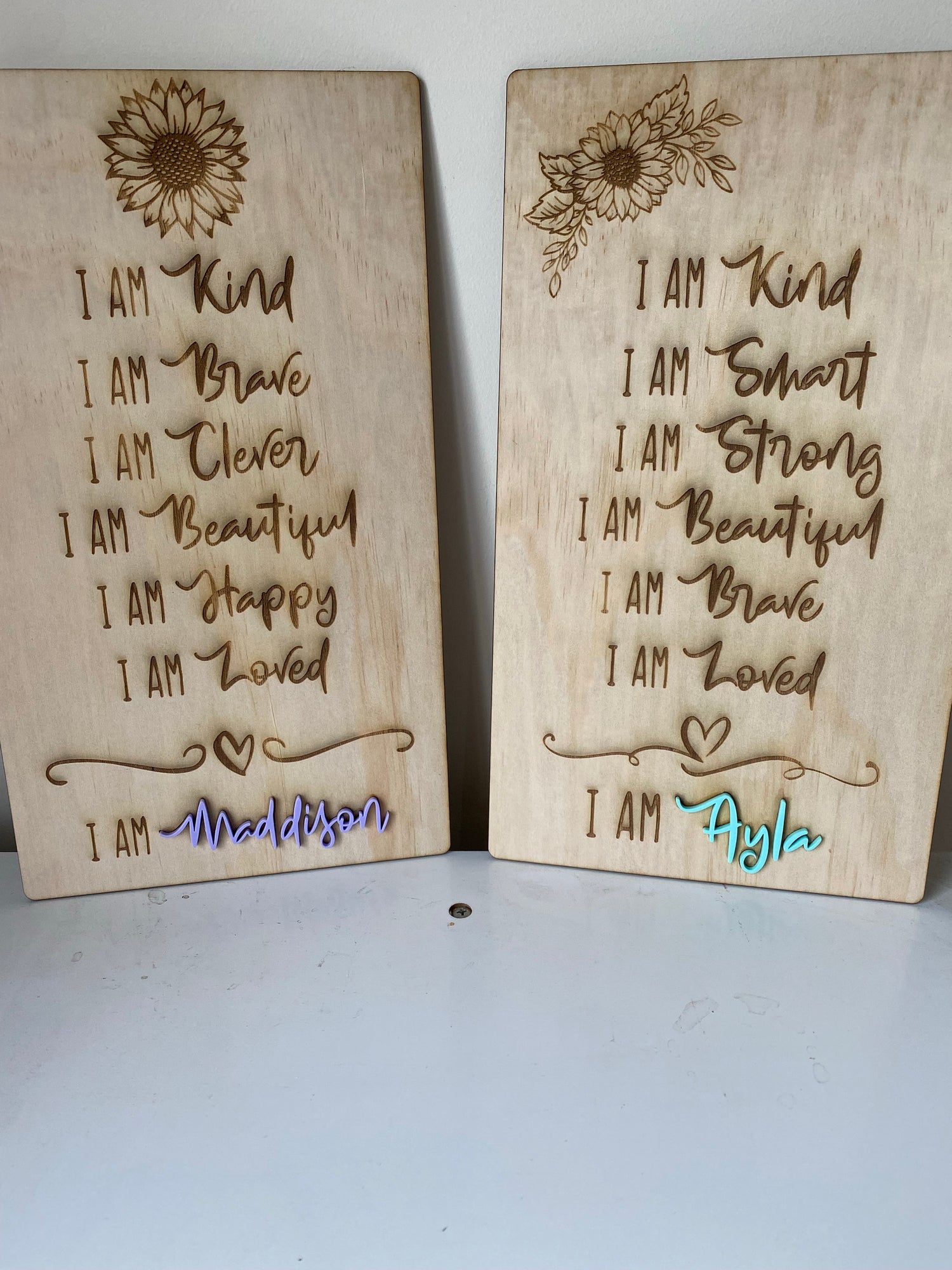 Affirmation plaques - 4 Little Dreamers